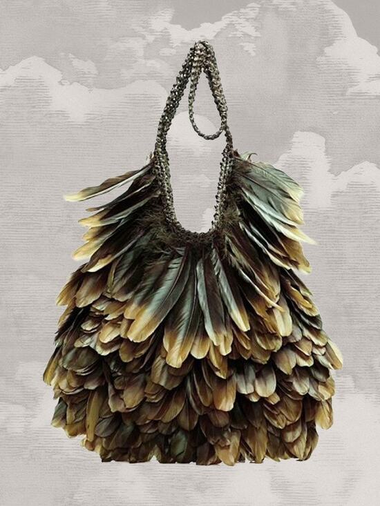 Tom Ford Handbags - TOM FORD S/S 2014 Runway Feather Bag Crochet Crossbody